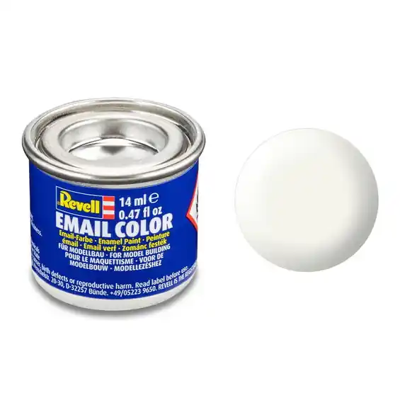 Revell hobbyfärg 14 ml - 301 White / silk | Professionell kvalitet