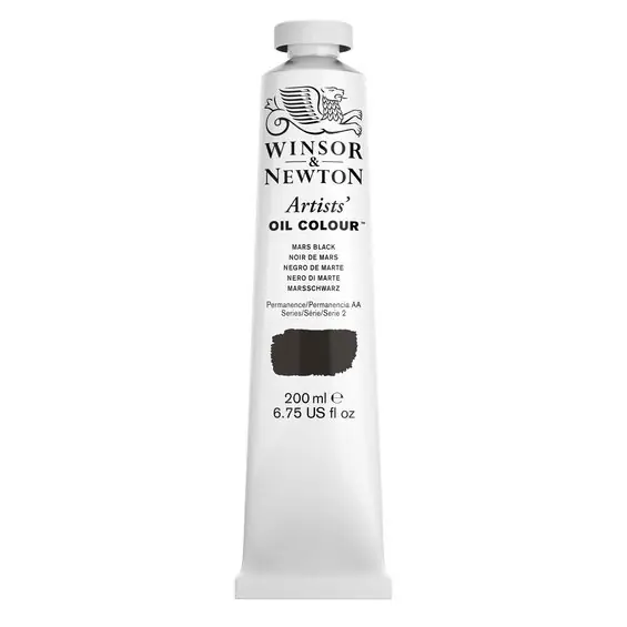 Väl omtyckt - Winsor & Newton Artists' oljefärg 200 ml Mars black 386