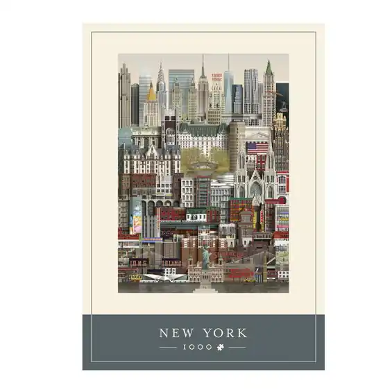 Topprodukt - Martin Schwartz pussel New York stadsmotiv. 1000 bitar, 50×70 cm
