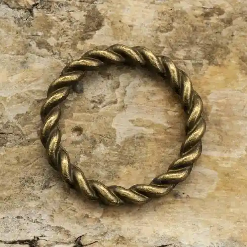 Sista dagarna - Ring 15 mm, Antikbrons (5st)