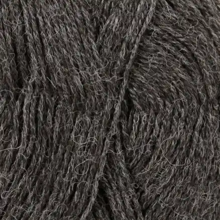 Kundernas favorit - Drops Alpaca Garn Mix 506 Mörkgrå