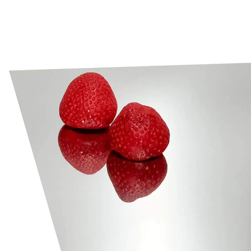 HIPS spegelskiva (spegelplast) 1 mm 50x70 cm - silver | Rekommenderas
