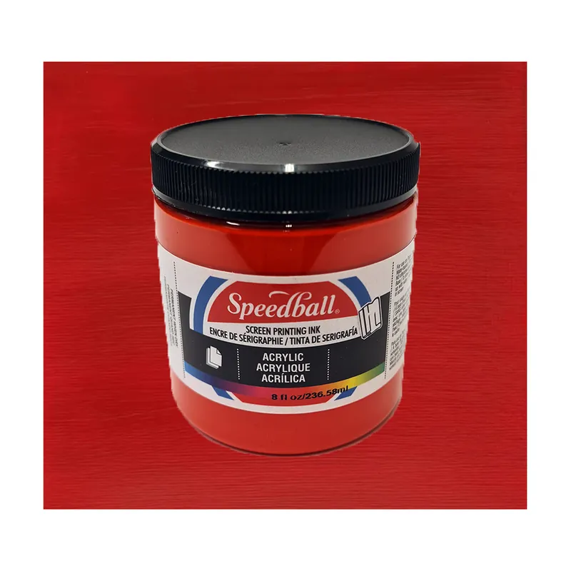 Köp idag - Acrylic Screentrycksfärg Speedball Medium Red 237ml