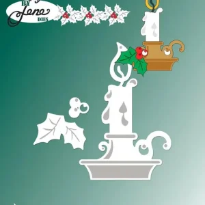 Superpris - By Lene - Cutting & Embossing Die - Candlestick BLD1009